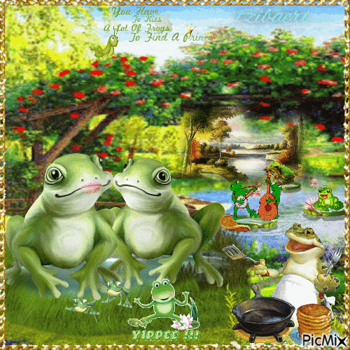 frogs - GIF animado grátis