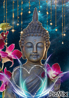 Buddha Heart - Gratis animeret GIF