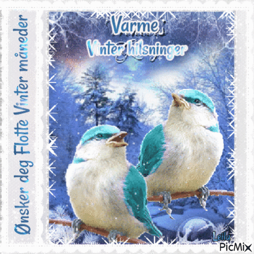 Wishing you great winter months. Warm winter greetings - GIF animado grátis