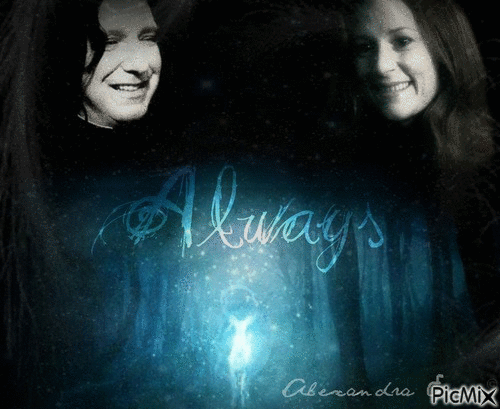 Severus Snape & Lílian Evans Potter - Безплатен анимиран GIF