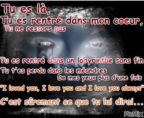 I loved you, I love you and I love you always... - GIF animé gratuit