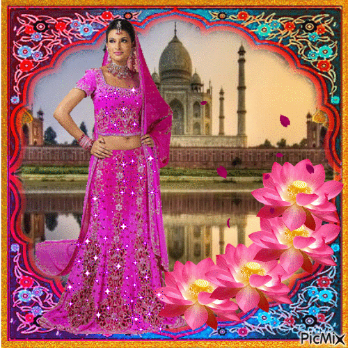 Indian Lady - Ingyenes animált GIF