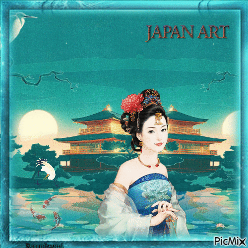 Japan Art - GIF เคลื่อนไหวฟรี