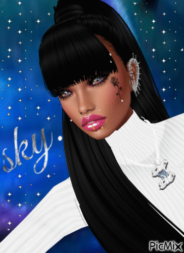 sky girl - Бесплатный анимированный гифка