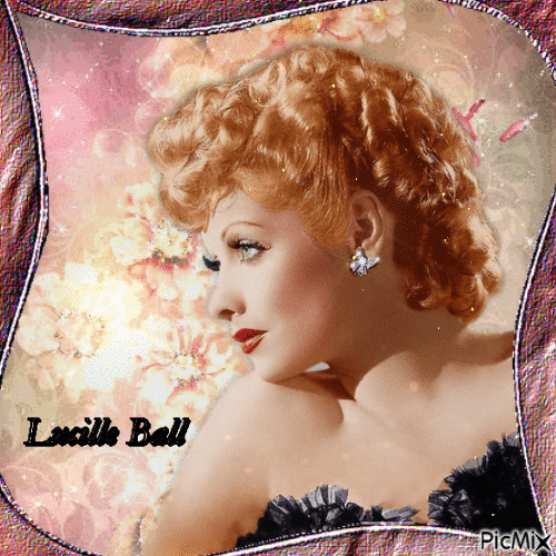 Retrato de Lucille Ball - GIF animado gratis
