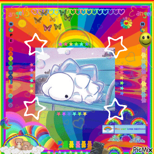 Snom rainbow edit - 無料のアニメーション GIF
