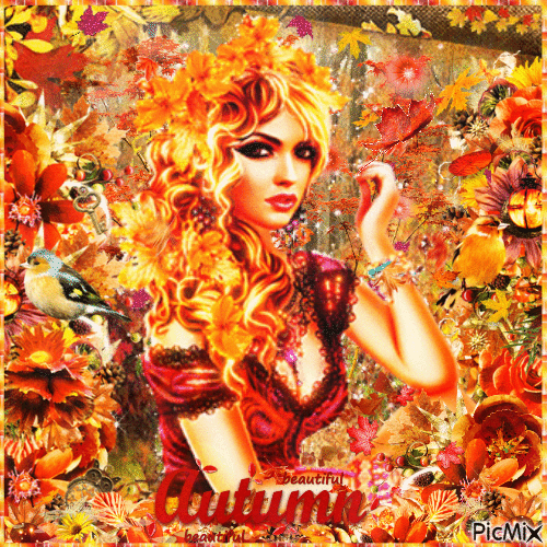Autumn beauty - Безплатен анимиран GIF