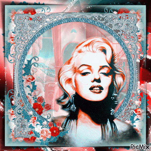 Marilyn Monroe, Actrice américaine - Ingyenes animált GIF