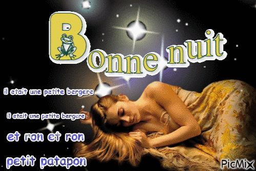bonne nuit concours - Free animated GIF