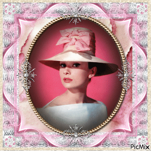 Audrey Hepburn, Actrice Britannique - Darmowy animowany GIF