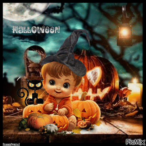 Halloween Baby - Animovaný GIF zadarmo