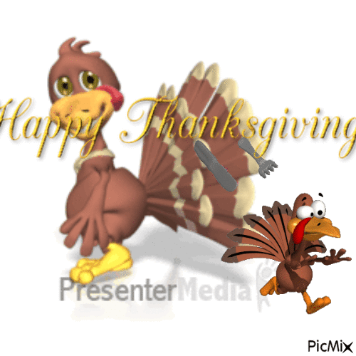 Happy Thanksgiving - Bezmaksas animēts GIF