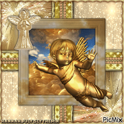 {{{Golden Angel Cherub}}} - 免费动画 GIF