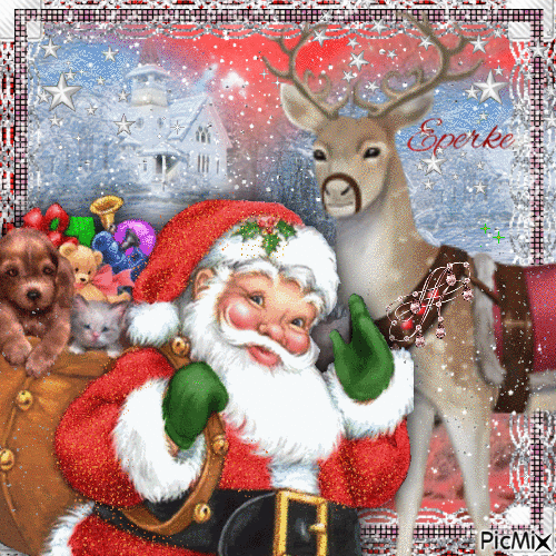 Hello Santa Claus! - Gratis geanimeerde GIF