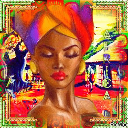 Africa Girl - Бесплатни анимирани ГИФ