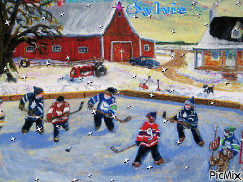 hockey ma création a partager sylvie - Darmowy animowany GIF