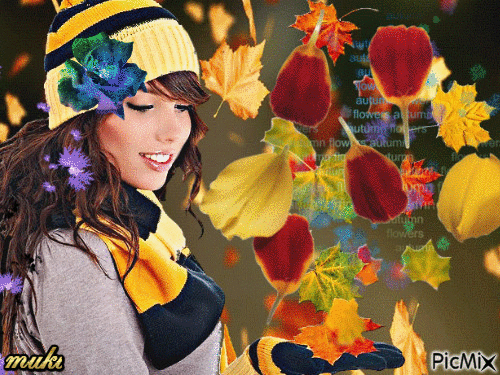 Autumn fairy - Gratis animeret GIF