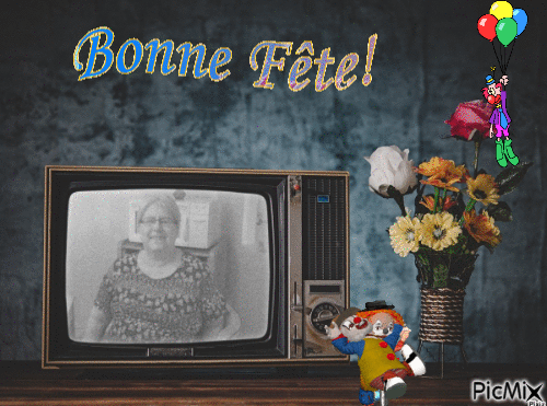 Bonne fête - Бесплатный анимированный гифка