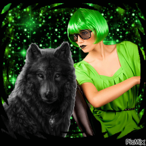 Green&Black - Bezmaksas animēts GIF
