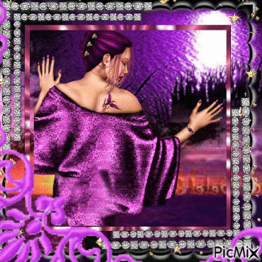Lilas coucher de soleil - Free animated GIF