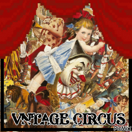Vintage Circus - Animovaný GIF zadarmo