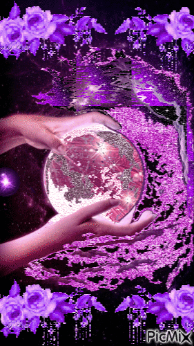la luna en sus manos - Безплатен анимиран GIF