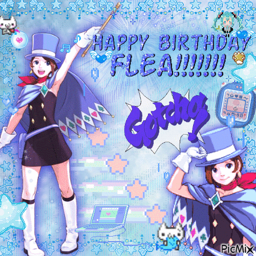 HAPPY BIRTHDAY FLEA!!!! - Gratis animerad GIF