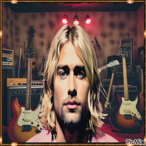 Concours : Kurt Cobain & Nirvana - Nemokamas animacinis gif