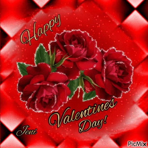 Happy valentines day - Безплатен анимиран GIF
