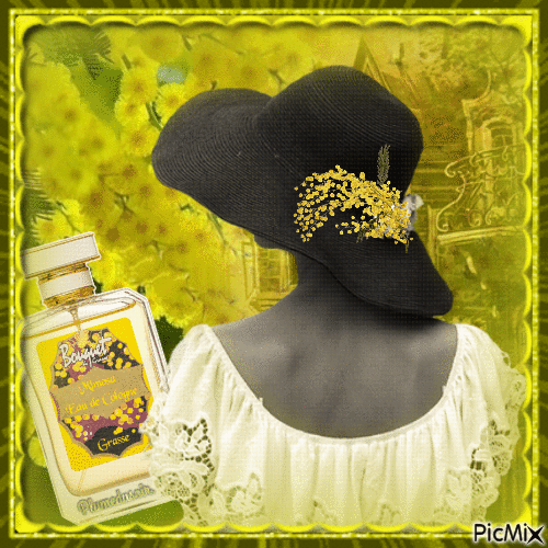 Parfum Mimosa. - GIF animate gratis