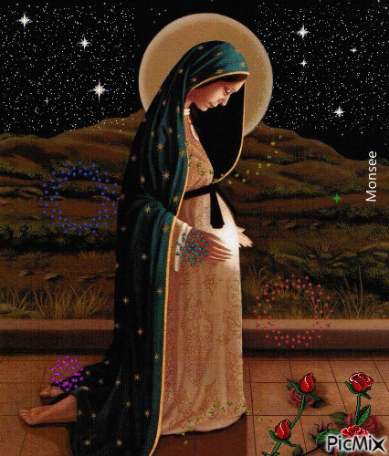 Virgencita Maria - Gratis geanimeerde GIF