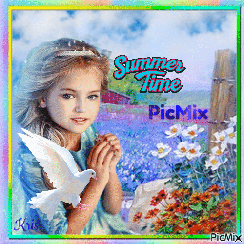 La fillette de l'été aime PicMix - 免费动画 GIF