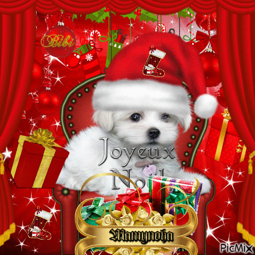 Joyeux Noël Mamynoha - Ingyenes animált GIF