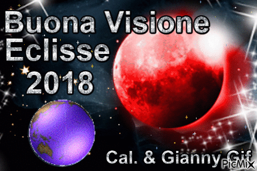 Eclisse di Luna - GIF animado grátis