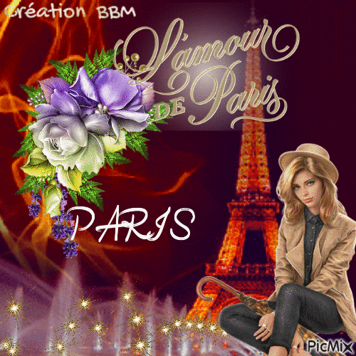 Paris par BBM - GIF animé gratuit
