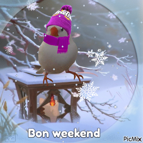 Bon weekend - 免费动画 GIF