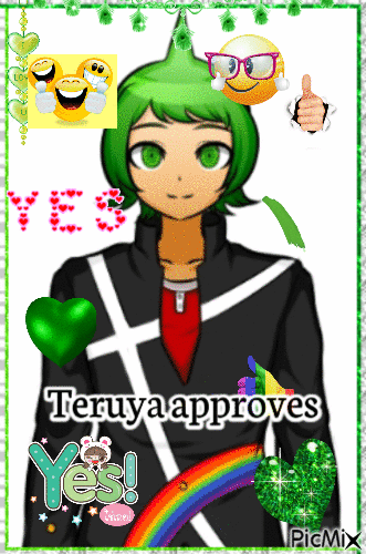 Teruya approves - Бесплатни анимирани ГИФ