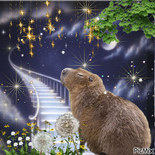 Capybara - Бесплатный анимированный гифка