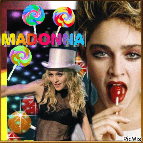 madonna - Безплатен анимиран GIF