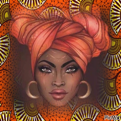 FEMME AFRICAINE - png gratuito