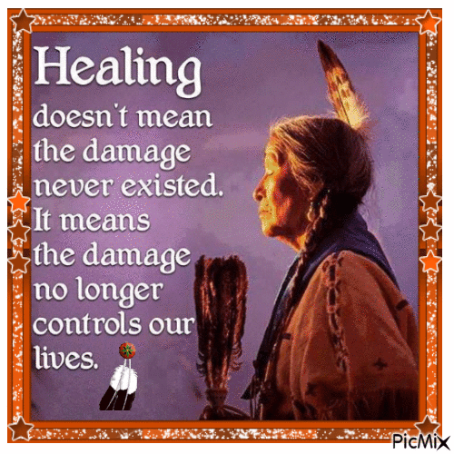 Healing native american - Darmowy animowany GIF