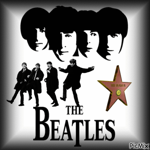 The Beatles - Бесплатный анимированный гифка