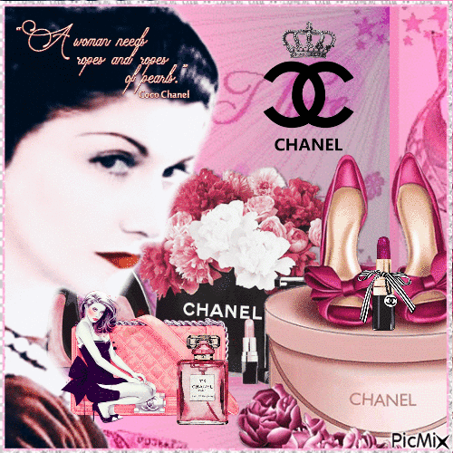 Coco Chanel - GIF animé gratuit