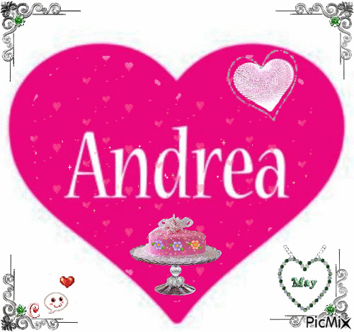 Andrea's Birthday - Free animated GIF