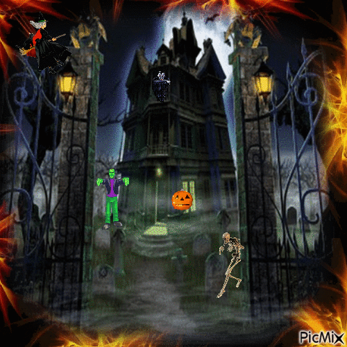 Halloween fright - 無料のアニメーション GIF