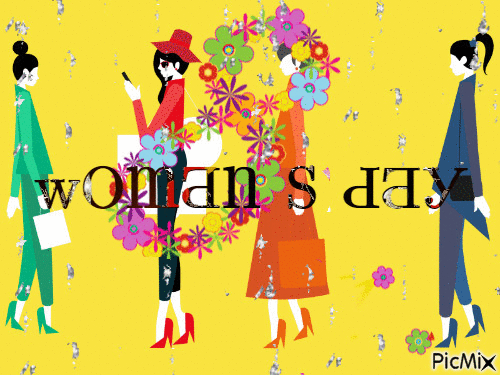 Woman's day - Gratis animerad GIF