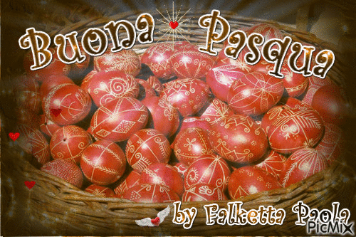 Buona Pasqua ungherese - Ingyenes animált GIF