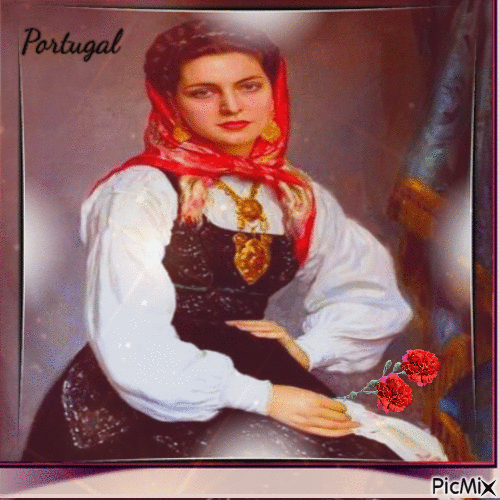 mulher-Portugal - GIF animado grátis