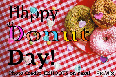 Happy Donut Day - Безплатен анимиран GIF