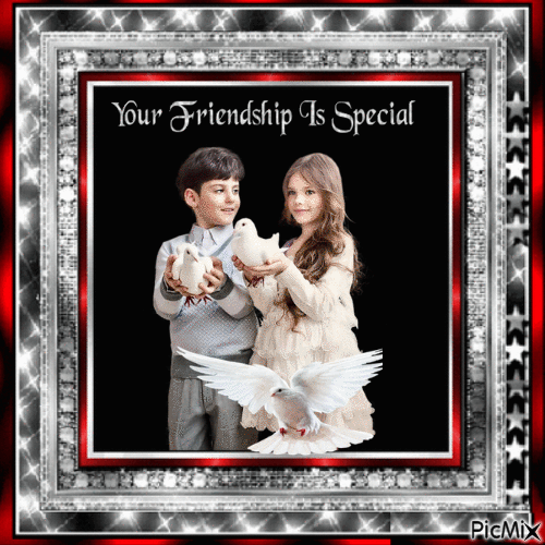 YOUR FRIENDSHIP IS SPECIAL - GIF animate gratis